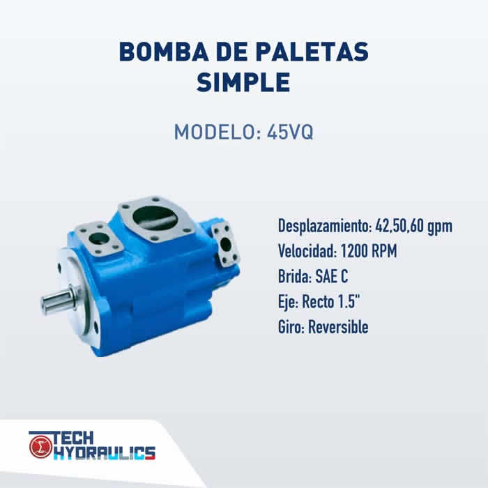 bomba de pistones simple 45VQ