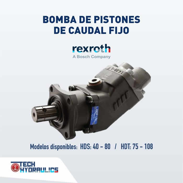 bomba de pistones caudal fijo