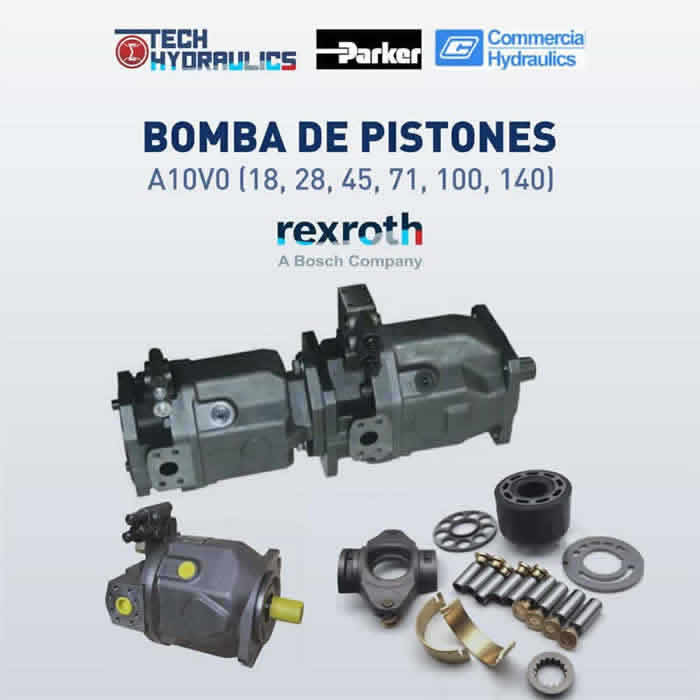 bomba de pistones hidraulicos de inyectora